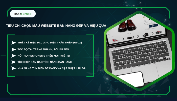 Top 50+ mẫu website bán hàng WordPress đẹp, chuẩn SEO 2025 2 Tiêu chí chọn mẫu website bán hàng đẹp và hiệu quả