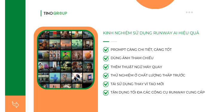Kinh nghiệm sử dụng Runway hiệu quả