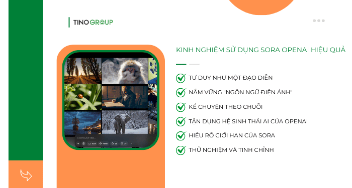 Kinh nghiệm sử dụng Sora OpenAI hiệu quả