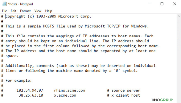 Kiểm tra file Hosts trên Windows
