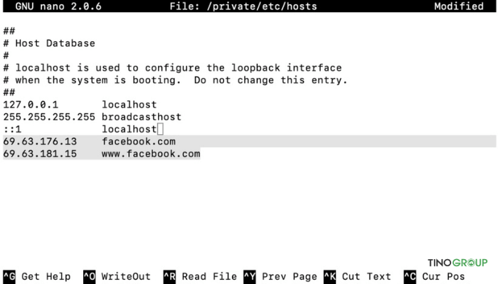 Kiểm tra file Hosts trên MacOS