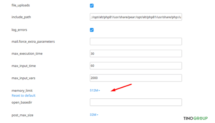 Hướng dẫn sửa lỗi "Đã có một lỗi nghiêm trọng trên trang web này" trong WordPress 16 Tăng giới hạn bộ nhớ PHP (Memory Limit)