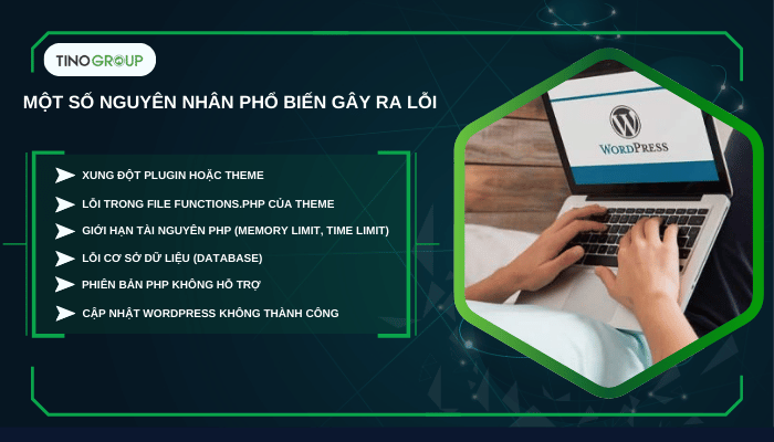 Hướng dẫn sửa lỗi "Đã có một lỗi nghiêm trọng trên trang web này" trong WordPress 2 Một số nguyên nhân phổ biến gây ra lỗi "Đã có một lỗi nghiêm trọng trên trang web này"