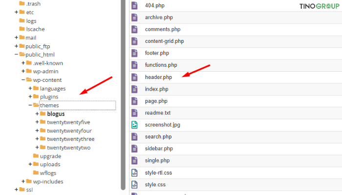 Thêm thư viện jQuery thủ công vào header.php