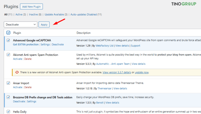 Cách sửa lỗi The Link You Followed Has Expired trong WordPress hiệu quả 100% 14 Kiểm tra xung đột plugin