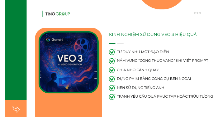 Kinh nghiệm sử dụng Veo 3 hiệu quả