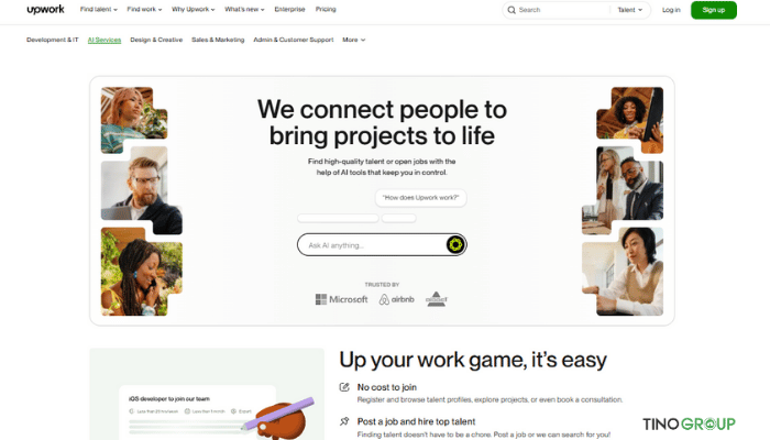 Upwork – Freelancer chuyên nghiệp
