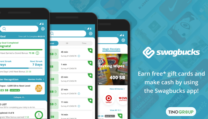 Swagbucks – Kiếm tiền từ khảo sát và nhiệm vụ đơn giản