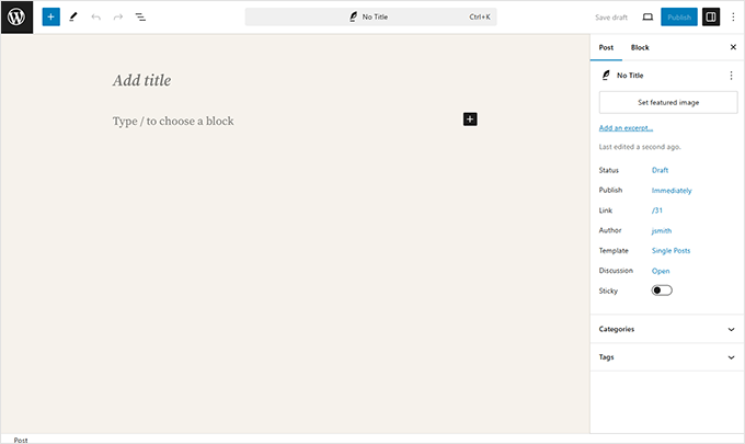 Thành thạo cách sử dụng Block Editor trong WordPress chỉ trong 5 phút! (Hướng dẫn với Gutenberg) 2 Thành thạo cách sử dụng Block Editor trong WordPress chỉ trong 5 phút! (Hướng dẫn với Gutenberg) 2