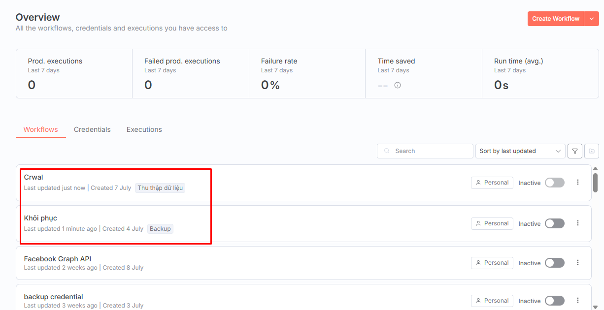 Cách sử dụng Tag trong n8n để tổ chức workflow khoa học và dễ quản lý 7 Gán Tag cho workflow