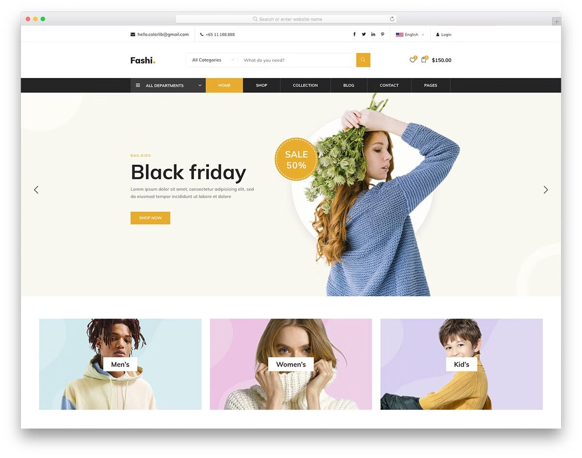Top 50+ mẫu website bán hàng WordPress đẹp, chuẩn SEO 2025 14 Fashi
