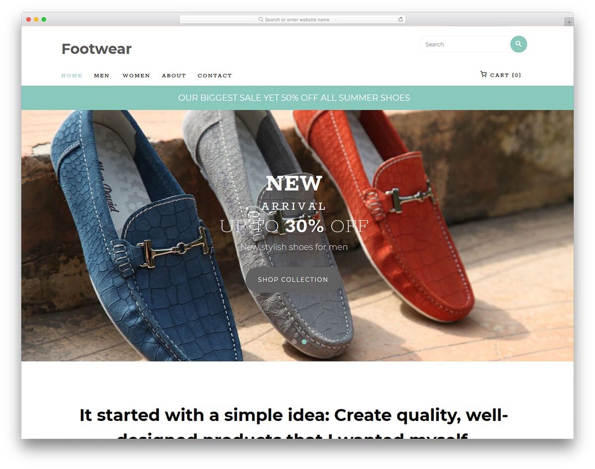 Top 50+ mẫu website bán hàng WordPress đẹp, chuẩn SEO 2025 21 Footwear