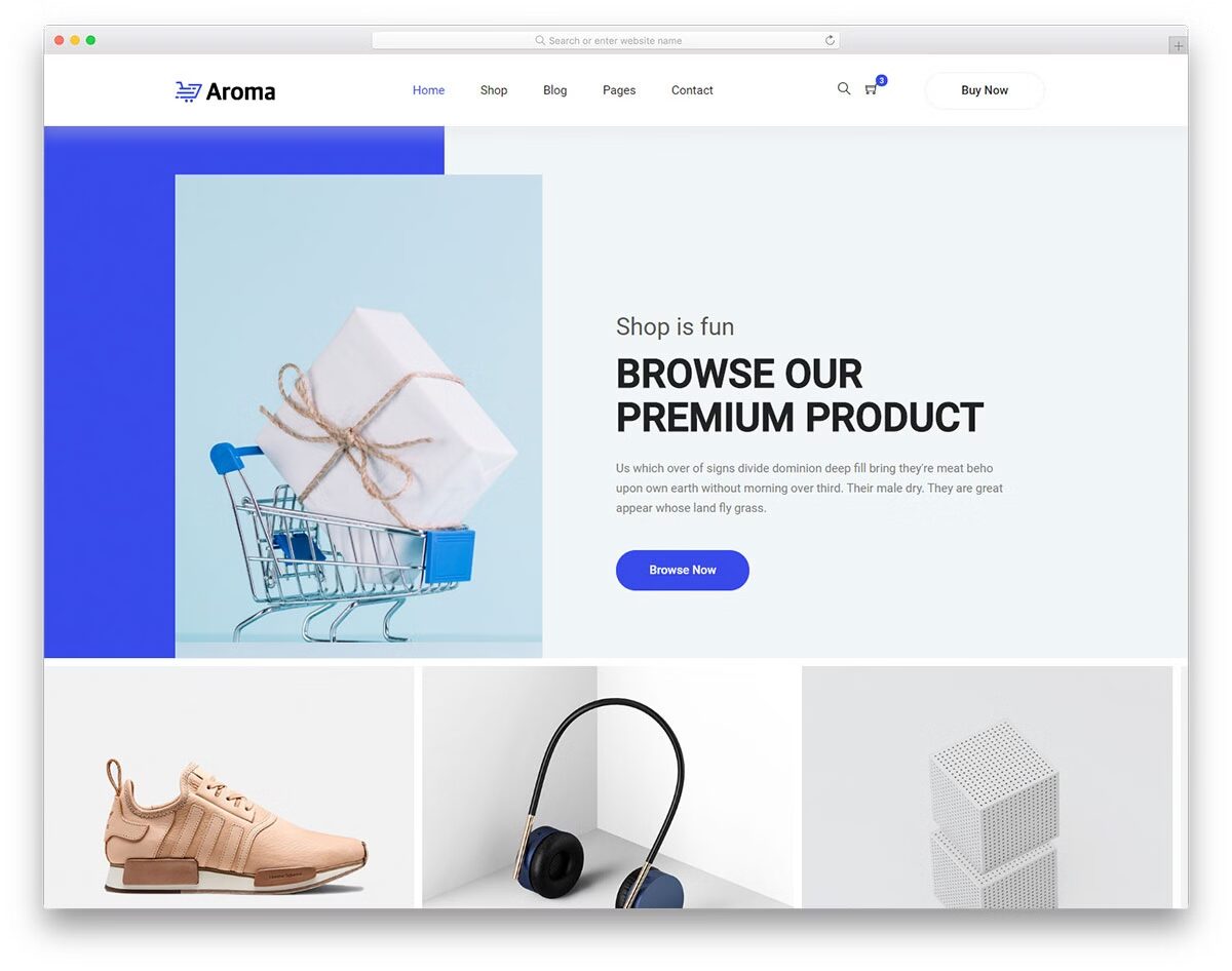 Top 50+ mẫu website bán hàng WordPress đẹp, chuẩn SEO 2025 23 Aroma