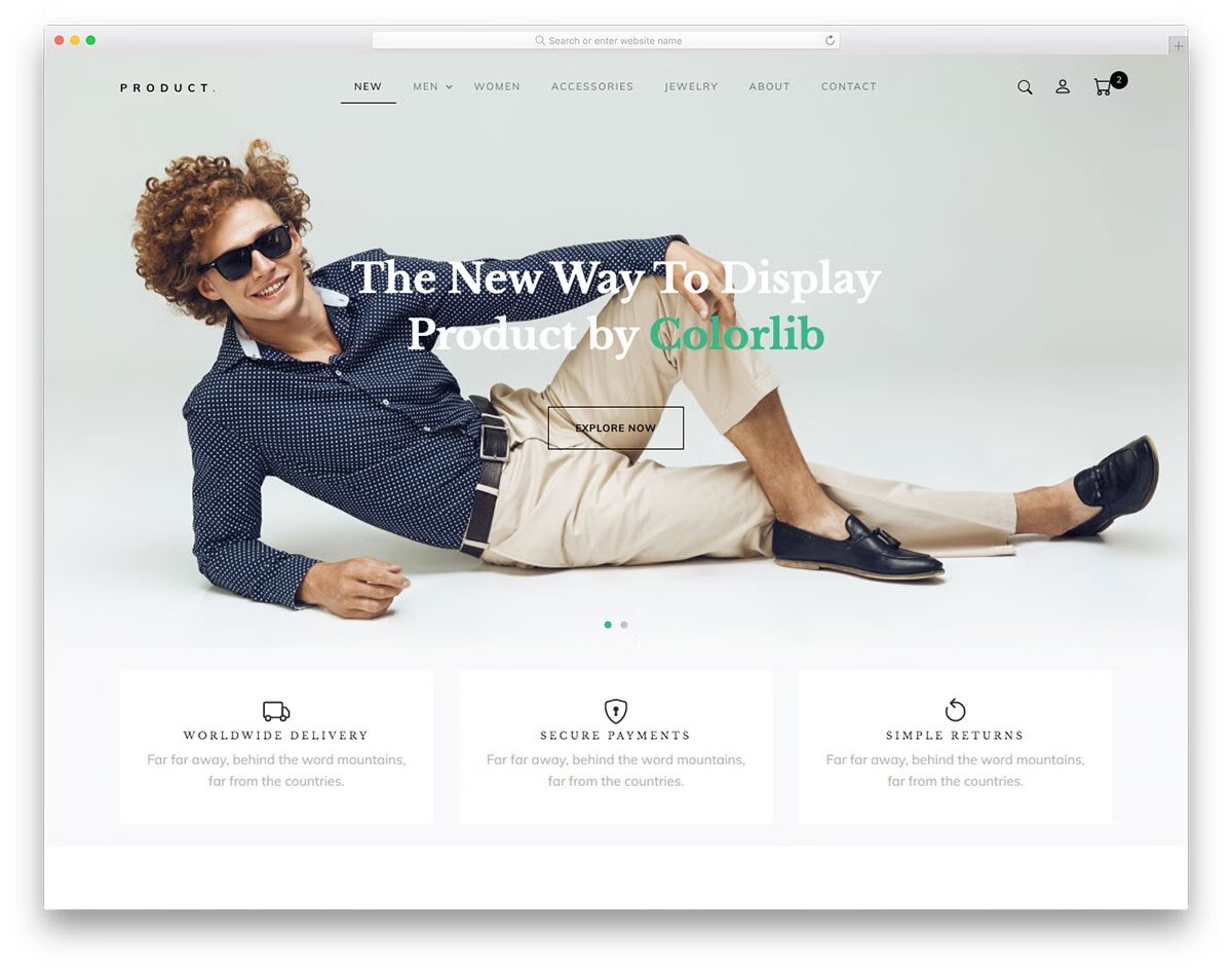 Top 50+ mẫu website bán hàng WordPress đẹp, chuẩn SEO 2025 27 Product