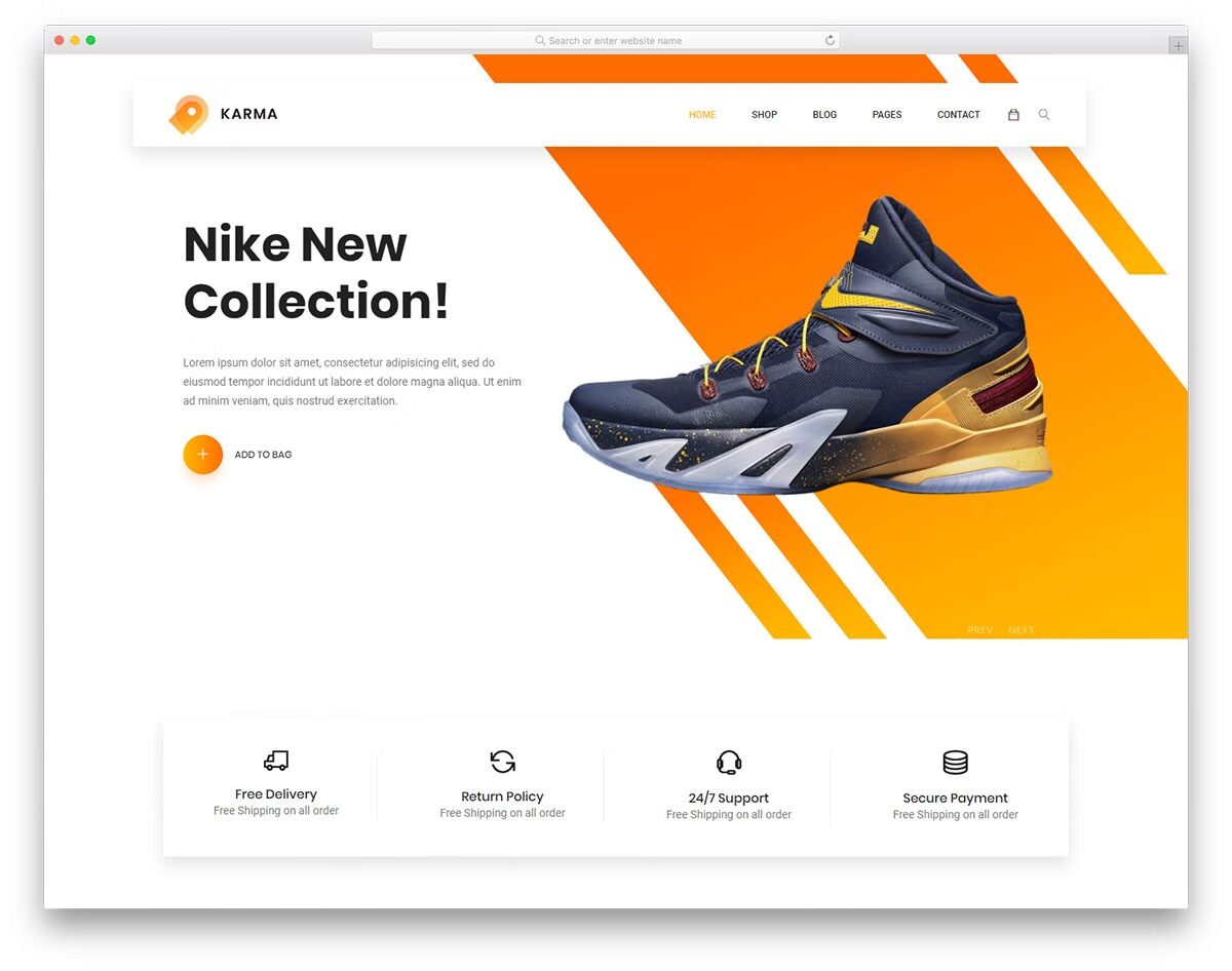 Top 50+ mẫu website bán hàng WordPress đẹp, chuẩn SEO 2025 31 Karma