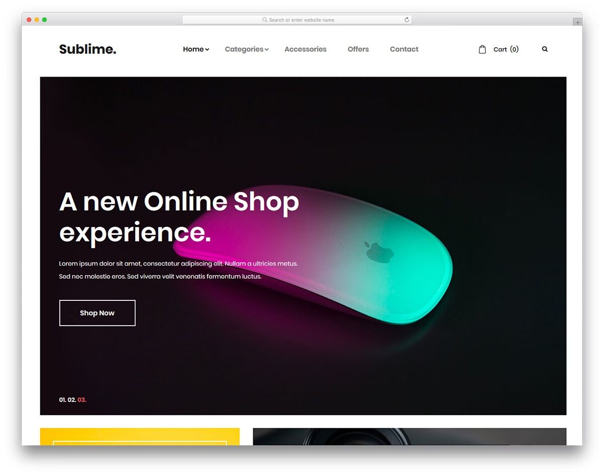 Top 50+ mẫu website bán hàng WordPress đẹp, chuẩn SEO 2025 41 Sublime
