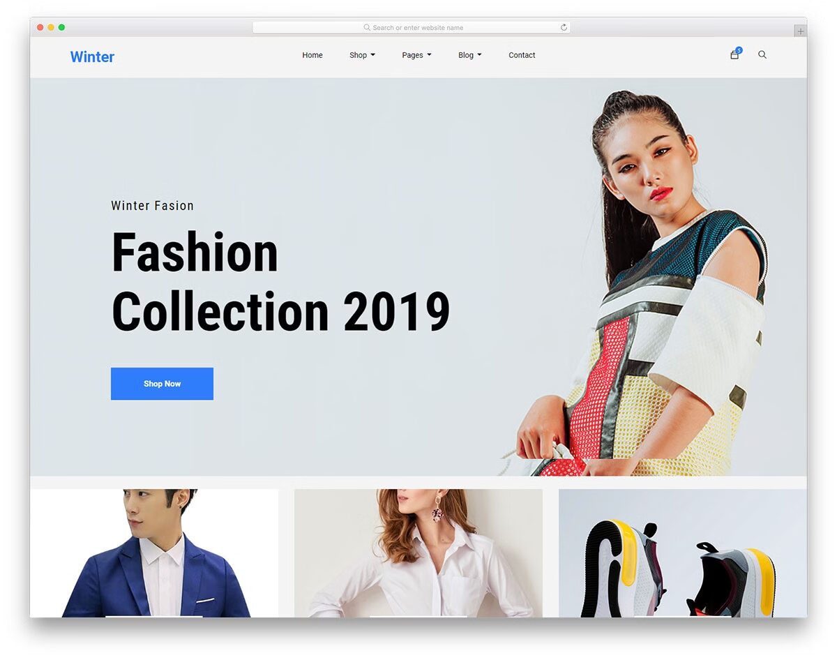 Top 50+ mẫu website bán hàng WordPress đẹp, chuẩn SEO 2025 44 Winter