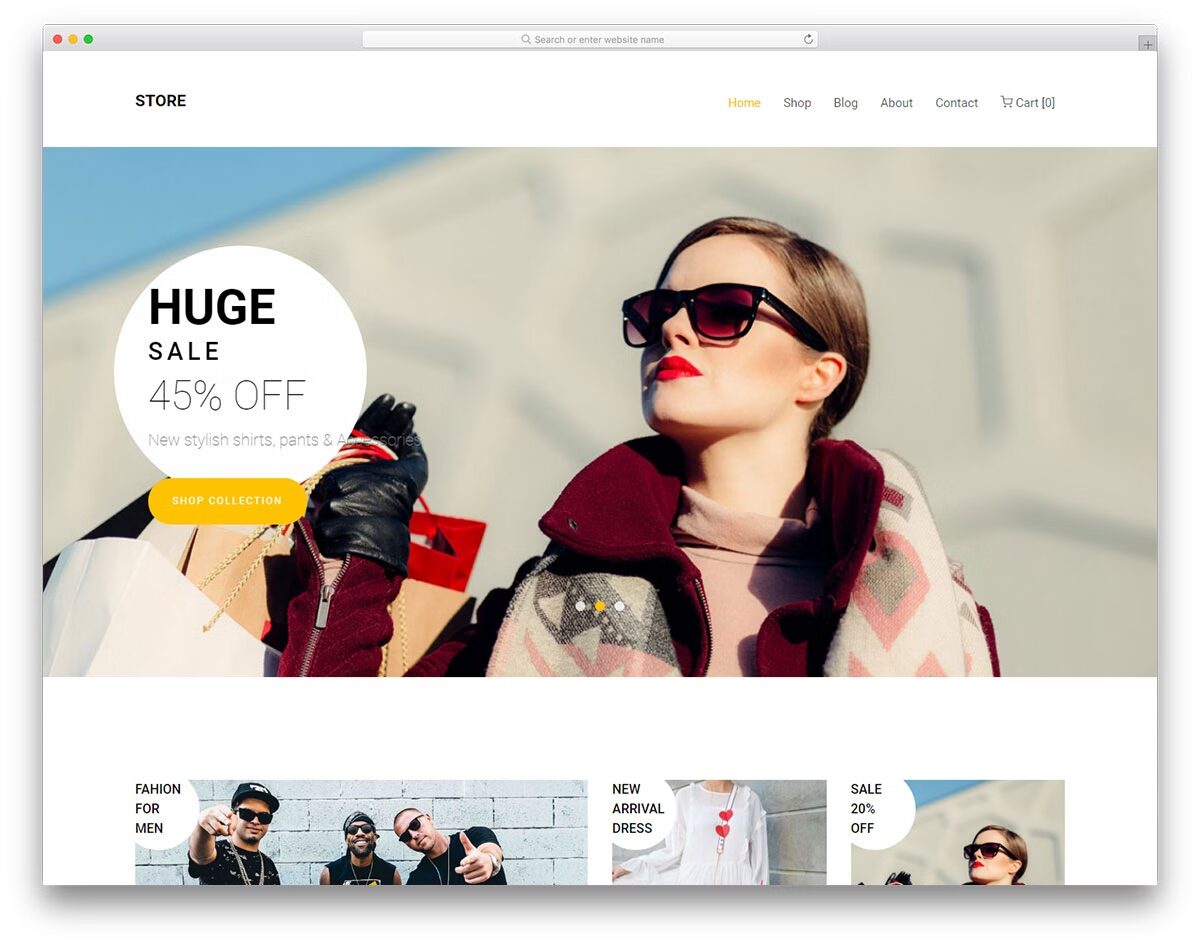 Top 50+ mẫu website bán hàng WordPress đẹp, chuẩn SEO 2025 47 Store