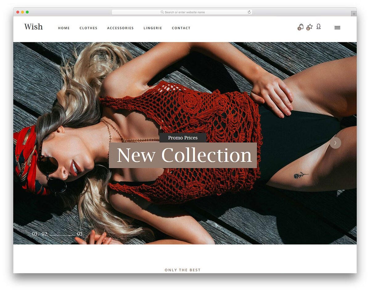 Top 50+ mẫu website bán hàng WordPress đẹp, chuẩn SEO 2025 56 Wish