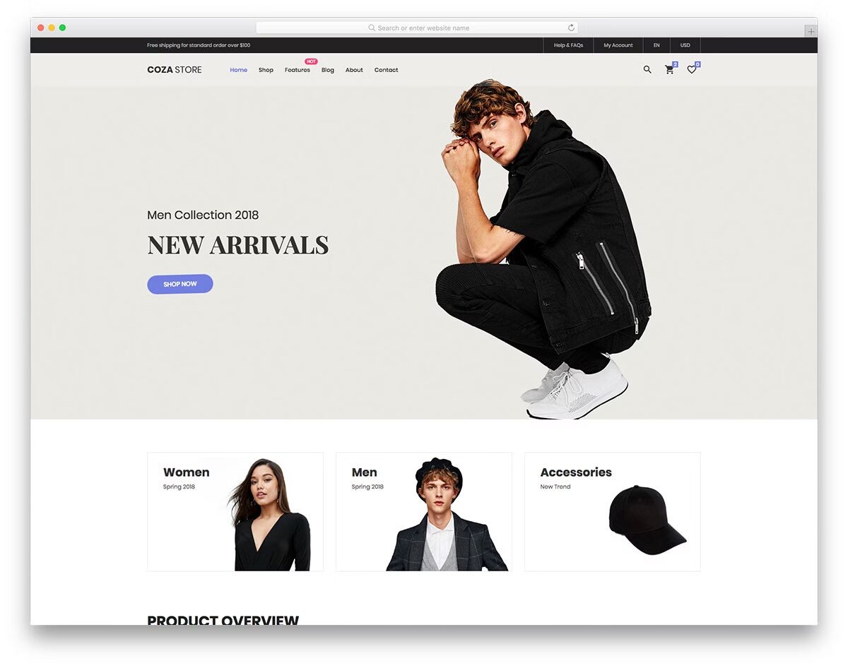 Top 50+ mẫu website bán hàng WordPress đẹp, chuẩn SEO 2025 8 Coza Store