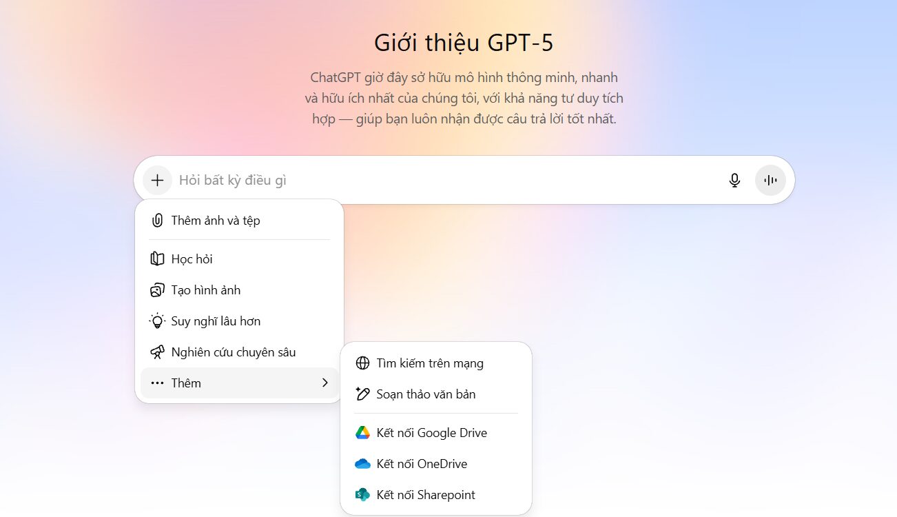 Bộ nhớ thông minh & Chế độ học tập