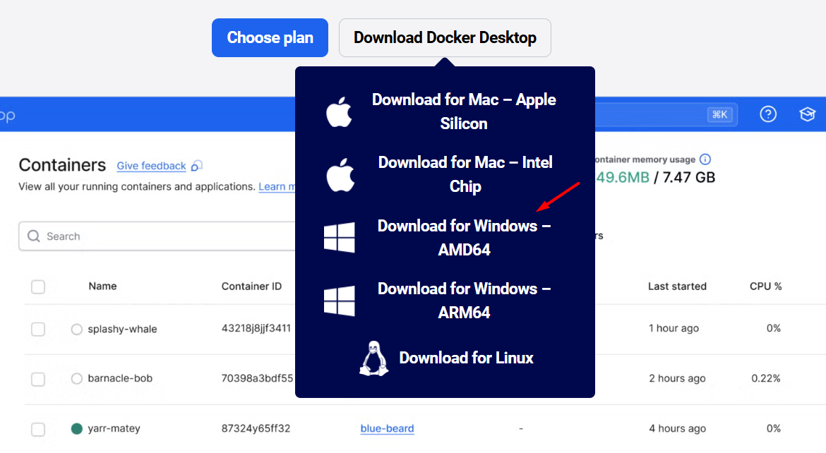 Hướng dẫn cách cài đặt n8n trên máy tính PC bằng Docker Desktop chi tiết A-Z 6 Cài đặt Docker Desktop trên PC Windows