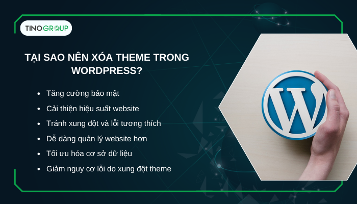 Tại sao nên xóa theme trong WordPress?