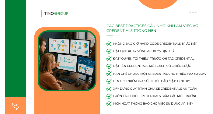 Các Best Practices cần nhớ khi làm việc với Credentials trong n8n