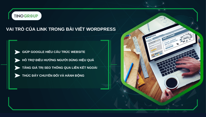 Vai trò của link trong bài viết WordPress