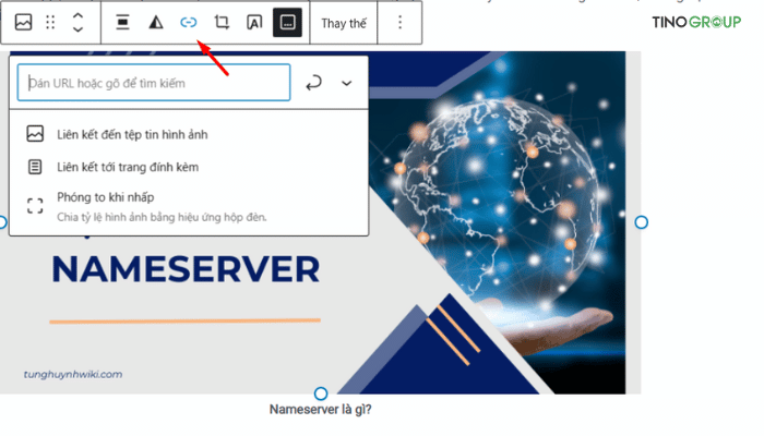 Cách chèn link vào hình ảnh WordPress