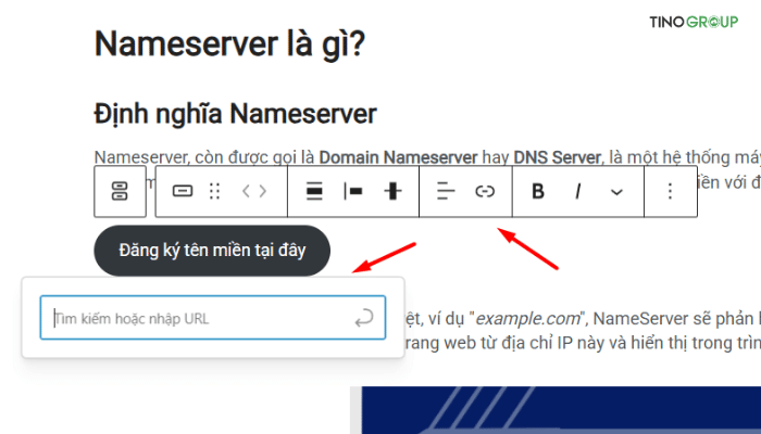 Cách chèn link vào nút bấm (button)