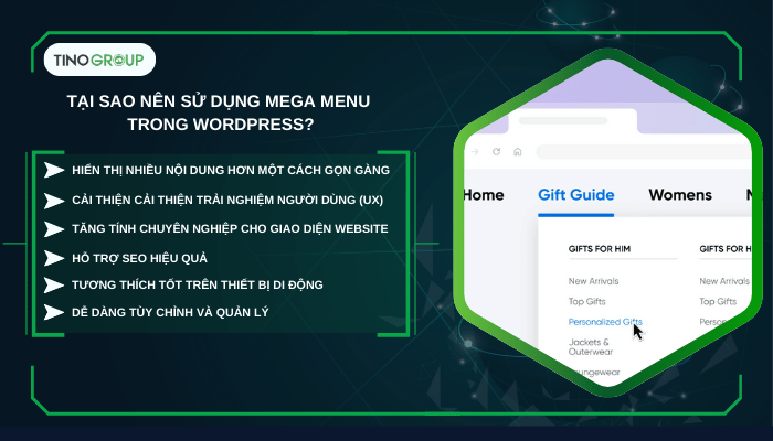 Tại sao nên sử dụng Mega Menu trong WordPress?