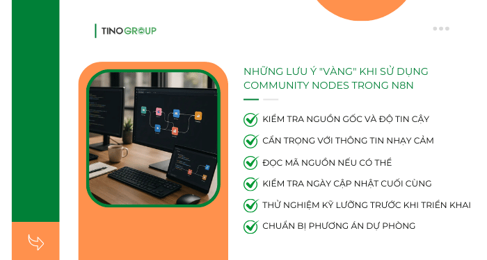 Những lưu ý "vàng" khi sử dụng Community Nodes trong n8n