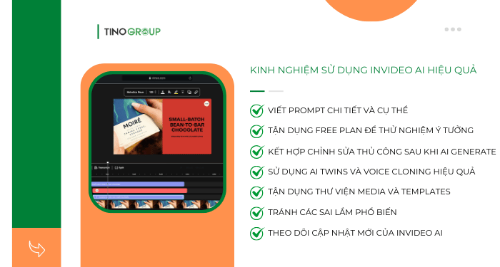 Kinh nghiệm sử dụng Invideo AI hiệu quả
