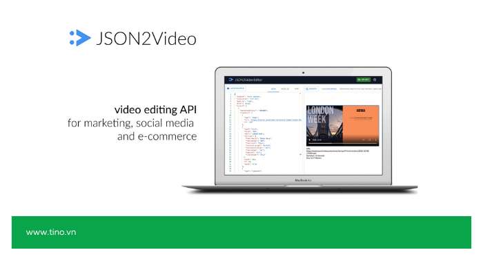 JSON2Video có thể tích hợp sâu với các nền tảng tự động hóa 