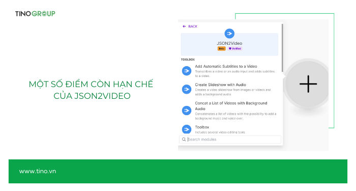 Một số điểm còn hạn chế của JSON2Video