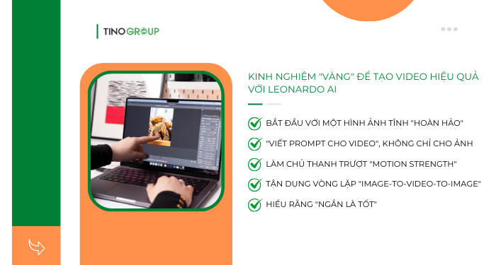 Kinh nghiệm "vàng" để tạo video hiệu quả với Leonardo AI