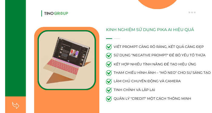 Kinh nghiệm sử dụng Pika AI hiệu quả