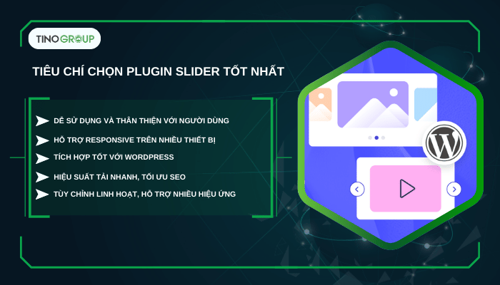 Tiêu chí chọn plugin Slider tốt nhất