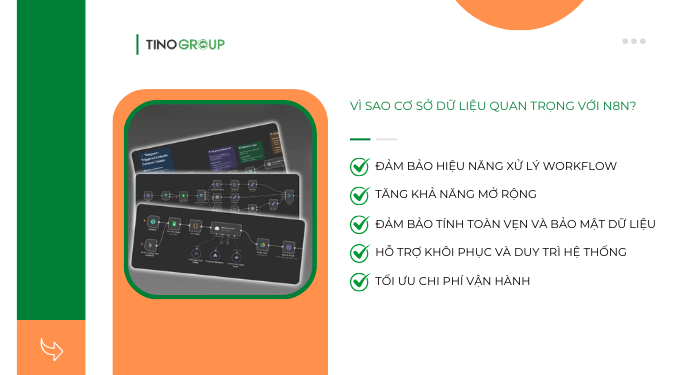 Vì sao cơ sở dữ liệu quan trọng với n8n?