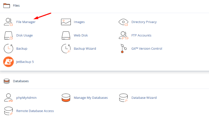 Chỉnh sửa file .htaccess