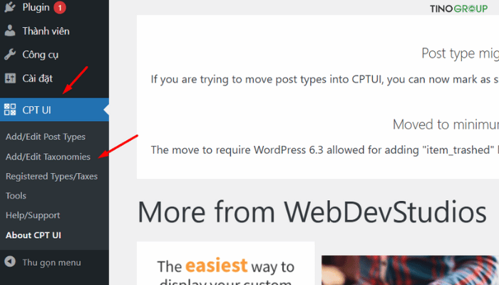 Taxonomy WordPress là gì? Hướng dẫn custom Taxonomy WordPress chuẩn SEO 7 Custom Taxonomy WordPress chuẩn SEO bằng Plugin