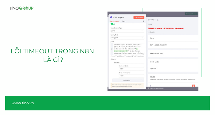 Lỗi Timeout trong n8n là gì?