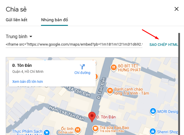 Cách nhúng Google Maps vào WordPress không cần plugin