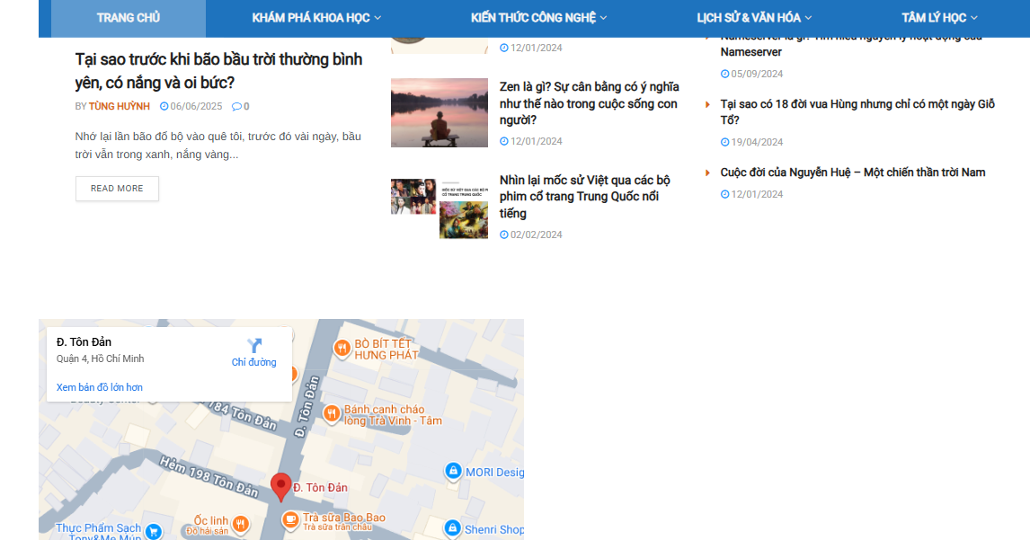 Cách nhúng Google Maps vào WordPress không cần plugin