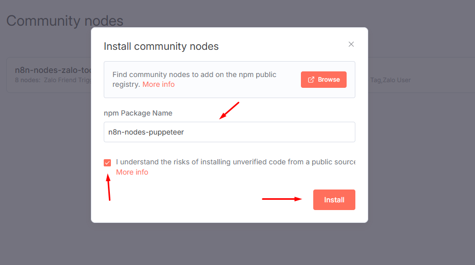 Cách cài đặt và sử dụng Community Nodes