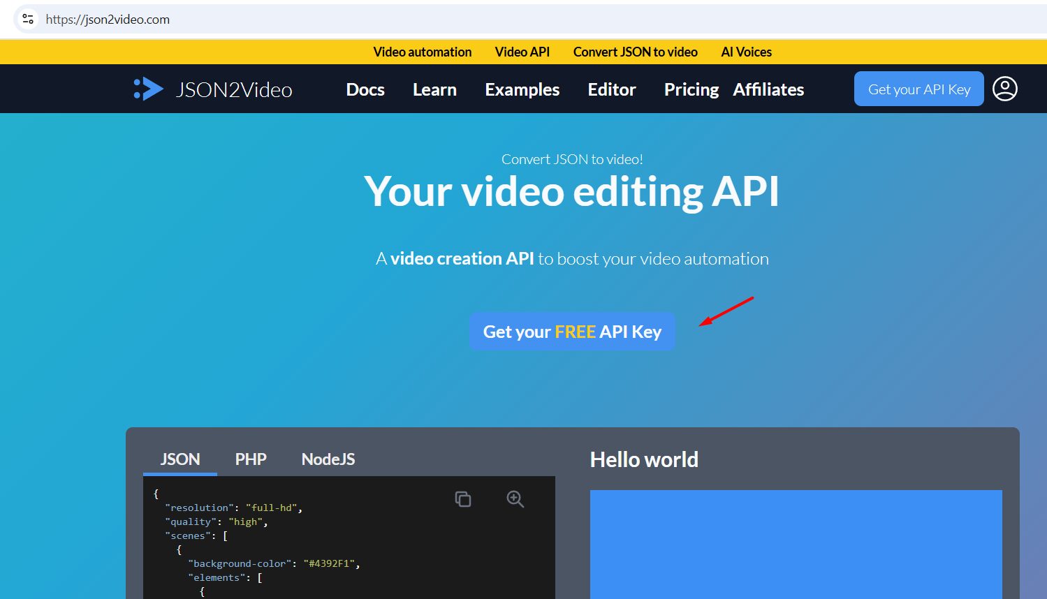 Cách đăng ký và lấy API Key