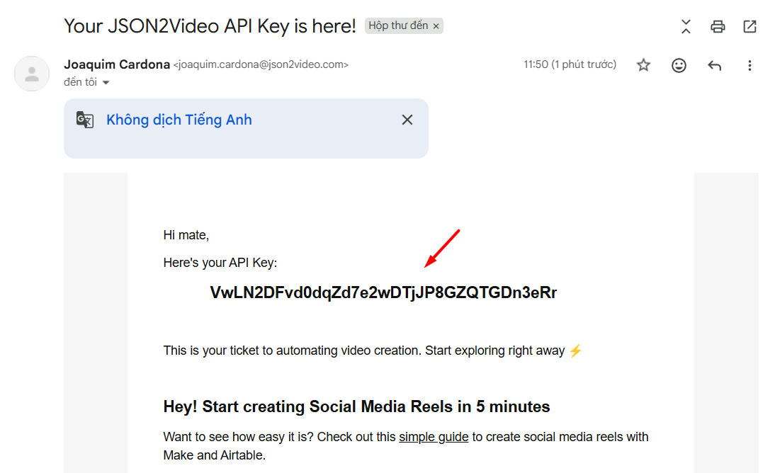 Cách đăng ký và lấy API Key