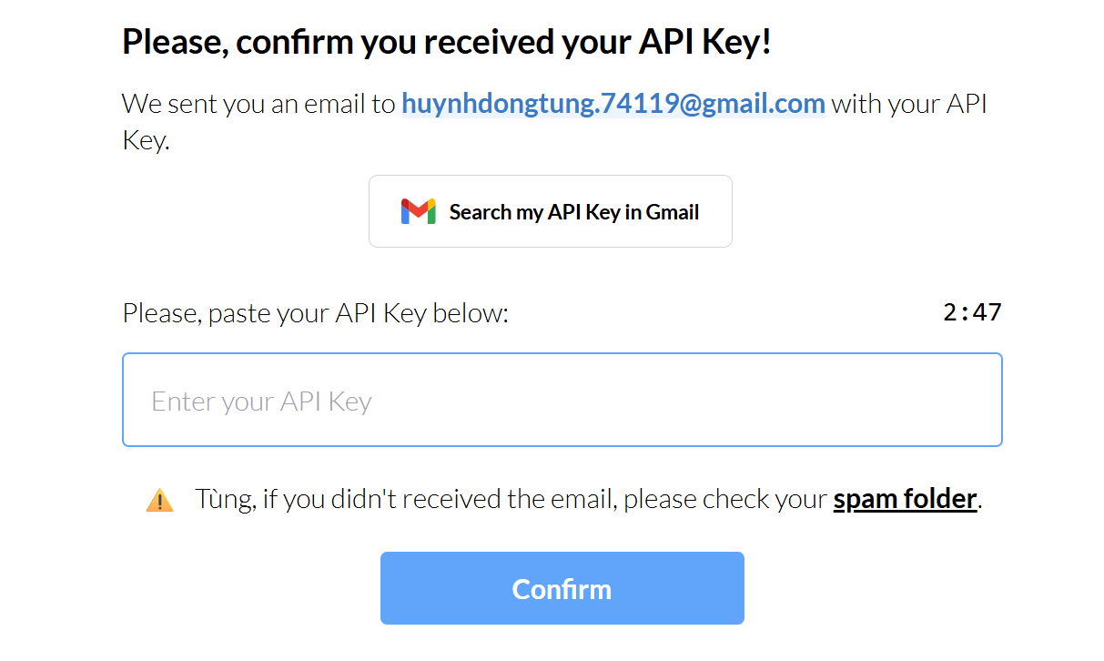 Cách đăng ký và lấy API Key
