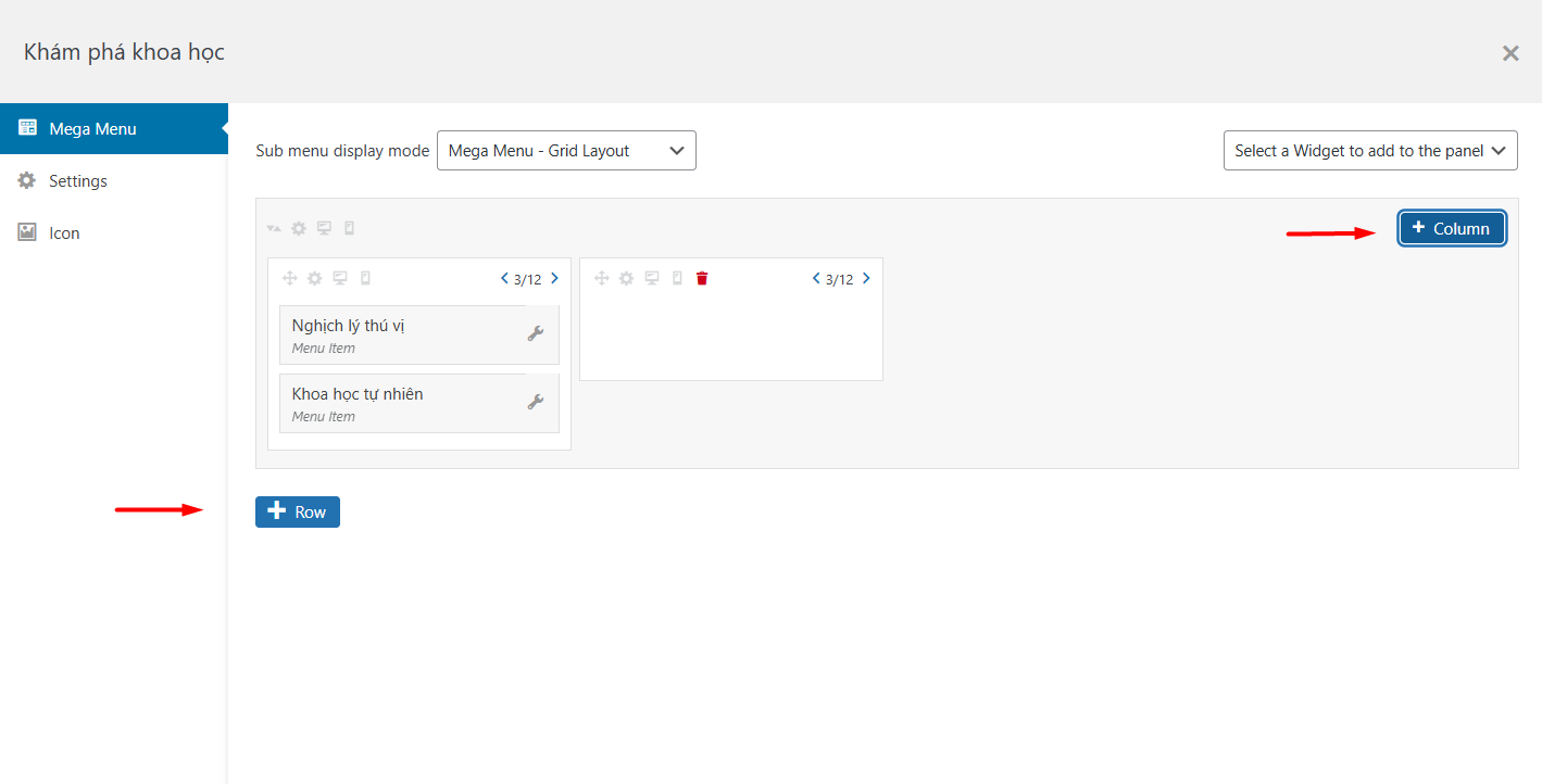 Cách thêm Mega Menu vào website WordPress 